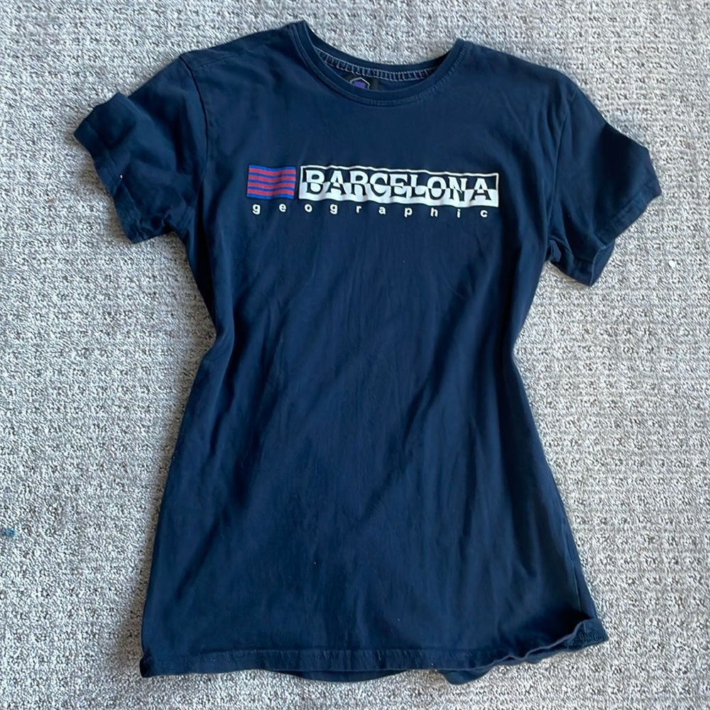 Navy Barcelona shirt